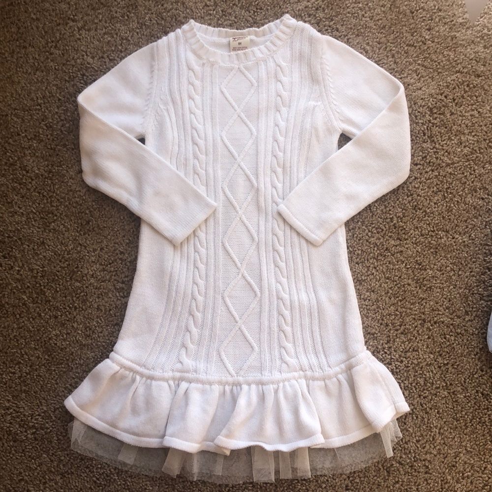 Cream Sweater dress